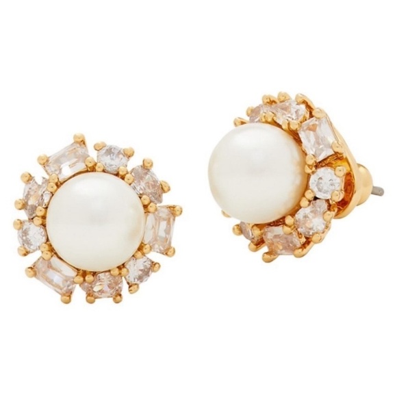 KATE SPADE • Candy Shop Pearl Halo Earrings - Picture 1 of 4